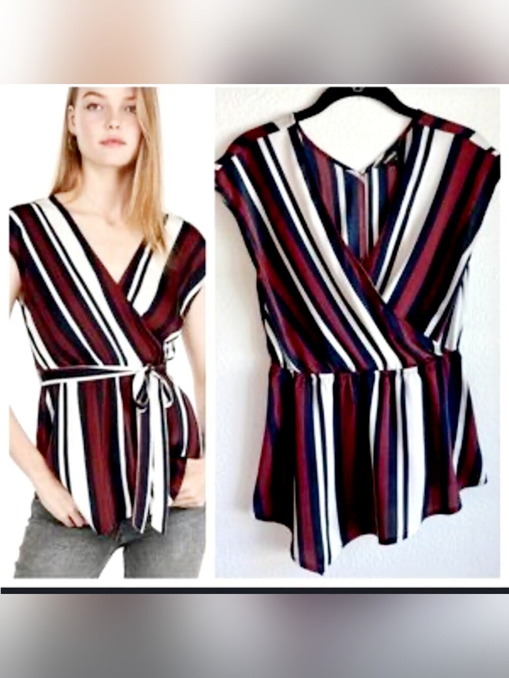 Express Stripped Blouse.